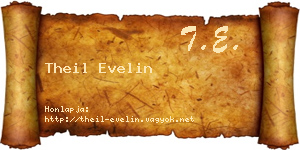 Theil Evelin névjegykártya